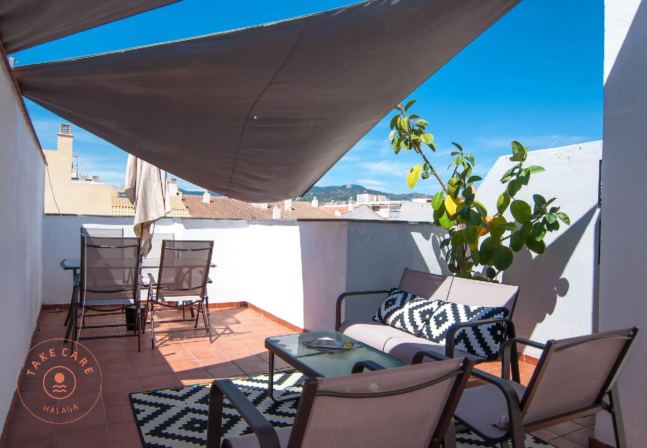 Appartement in Málaga stad - Appartement met terras in Malaga centrum - TakeCareMalaga