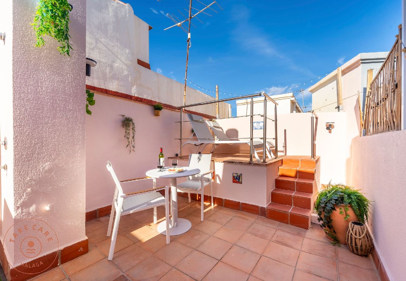 Studio in Málaga stad - Studio Toro in Malaga met dakterras - TakeCareMalaga